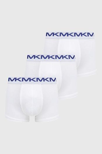 Boxerky MICHAEL Kors (3-pack) pánské, bílá barva, 6BR1T10033