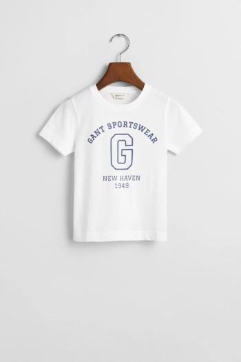 TRIČKO GANT SPORTSWEAR ARCH T-SHIRT WHITE