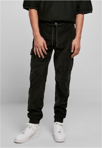 Urban Classics Corduroy Cargo Jogging Pants black - L