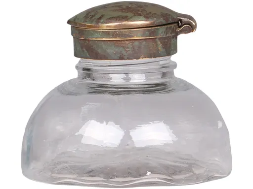 Skleněná francouzská dekorační vázička Old French -  Ø 8*6cm 74011520 (74115-20)