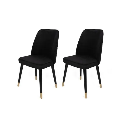 Sada jídelních židlí Hugo Black and Black, 2 ks