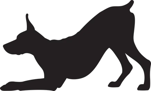 Vsepropejska Dobrman 3 dřevěná dekorace na zeď Rozměr (cm): 22 x 38