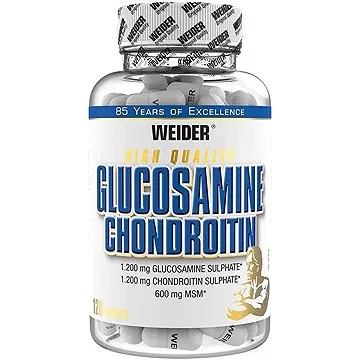Weider Glucosamine Chondrotin+MSM 120kapslí (4044782376119)