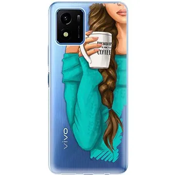 iSaprio My Coffe and Brunette Girl pro Vivo Y01 (coffbru-TPU3-VivY01)