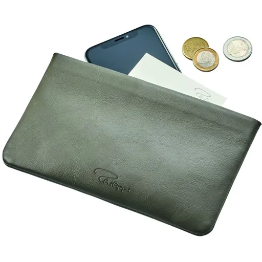 Kožené pouzdro JEAN Philippi 18 cm taupe