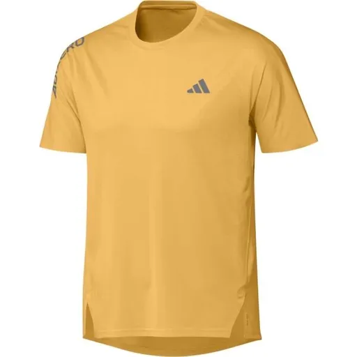 adidas ADIZERO TEE M Pánské sportovní triko, žlutá, velikost XXL