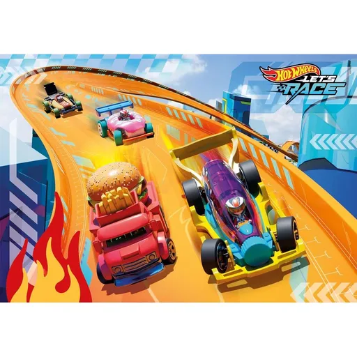 Clementoni Puzzle 24 dílků maxi Hot Wheels