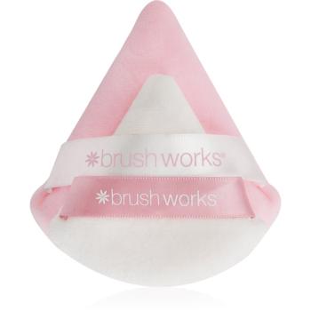 Brushworks Triangular Powder Puff Duo labutěnka