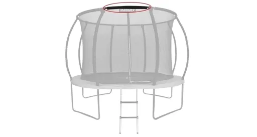 Obruč ochranné sítě - Trampolína Marimex Premium 244 cm 2022 1ks