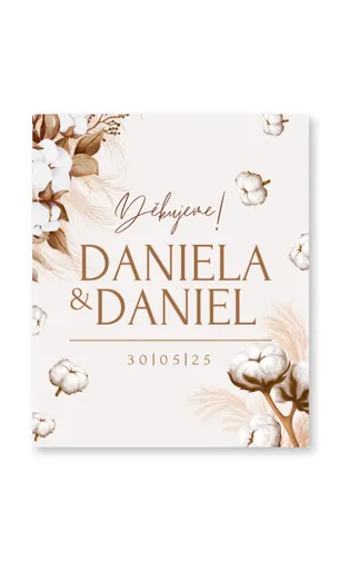 Personal Visačka na dárek - Boho Zvolte množství: od 20 ks do 40 ks