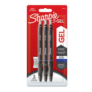 Sharpie 2137256, gelové pero S-Gel, modré, 3ks, 0.7mm