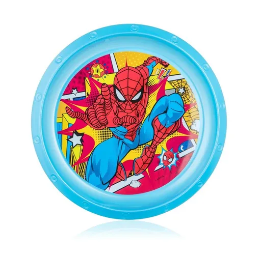 Vetro-Plus Mělký plastový talíř Spiderman 22 cm