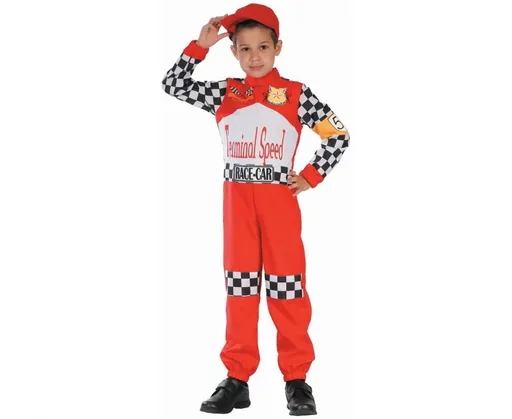 Godan Dětský chlapecký kostým - Rally závodník Velikost - děti: M: 128 cm