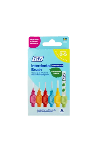 Tepe Mezizubní kartáčky startovací sada krabička 6 ks