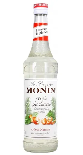 Monin Curacao Triple sec French flavoured coctail syrup 0% 0,7l