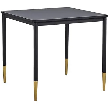 Jídelní stůl 80 x 80 cm černý SHALFORD, 249558 (beliani_249558)