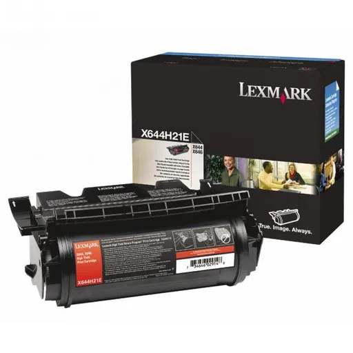 LEXMARK X644H21E - originální toner, černý, 21000 stran