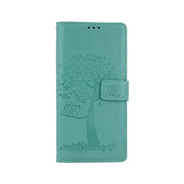 TopQ Xiaomi Redmi Note 9 knížkový Zelený strom sovičky 50732 (Sun-50732)