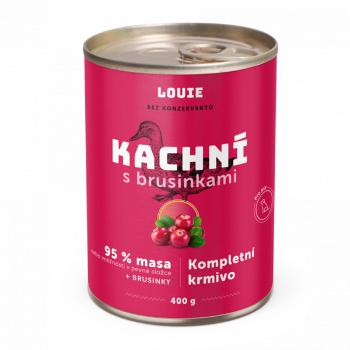 Konzerva Louie kachní s brusinkami, vitamíny a minerály 400g