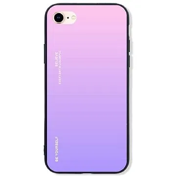 TopQ LUXURY iPhone SE 2020 pevný duhový růžový 49263 (Sun-49263)