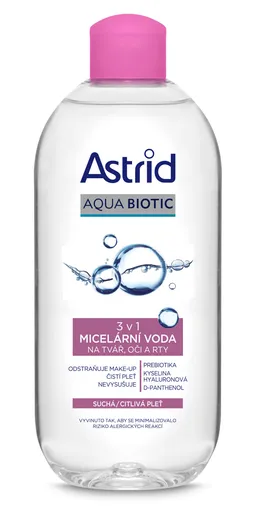 Astrid Micelární voda 3v1 pro suchou a citlivou pleť Soft Skin 400 ml