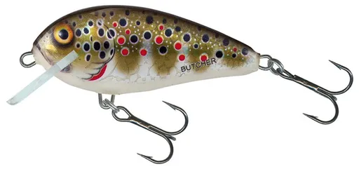 Salmo Wobler Butcher Floating Holographic Brown Trout,Salmo Wobler Butcher Floating Holographic Brown Trout