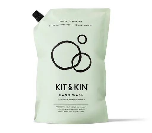 Kit & Kin Mýdlo na ruce Lime & Aloe Vera náplň 1 l