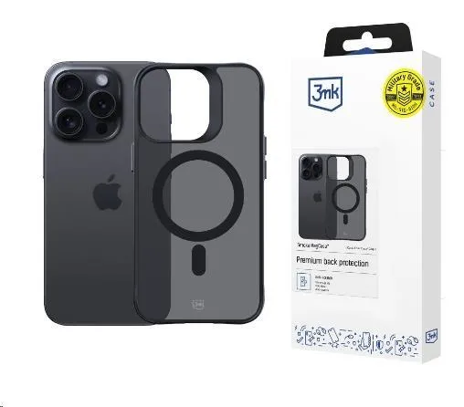 3mk ochranný kryt Smoke MagCase pro Apple iPhone 15 Pro Max