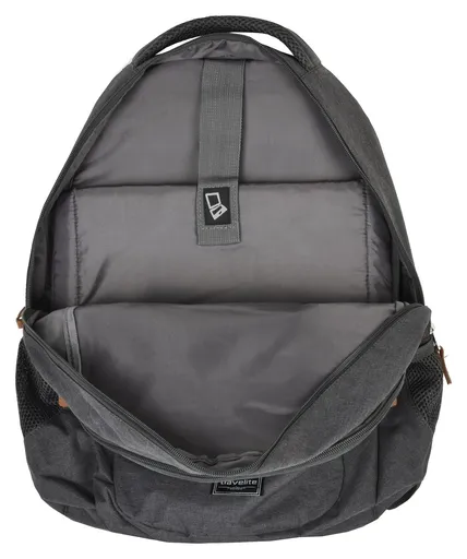 Batoh na notebook Travelite Basics Backpack Melange Anthracite