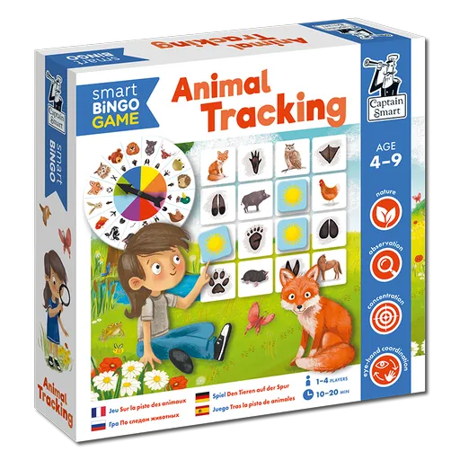 Captain Smart Chytré bingo - po stopách zvířat