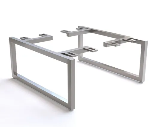 Podnož zkosená úzká 15 cm nerezová ocel kartáčovaná pro