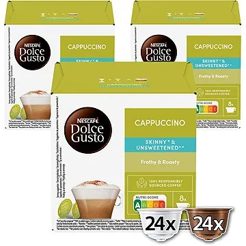 NESCAFÉ® Dolce Gusto® Cappuccino Skinny Unsweetened karton 3x16 ks (12382385)