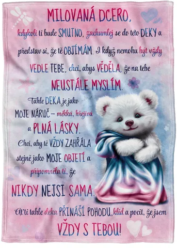 Deka Dcero, jsem s tebou (Podšití beránkem: NE)