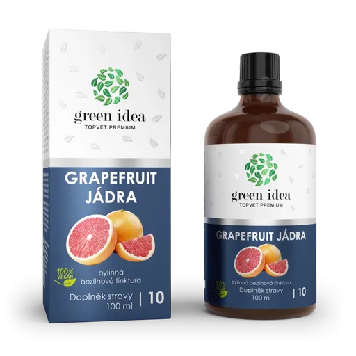 Grapefruit jádra - bezlihová tinktura 100 ml - Green idea