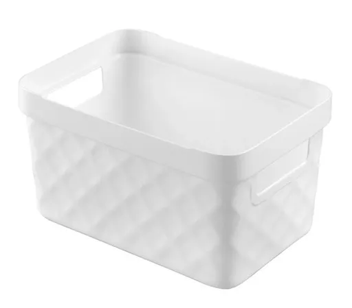 Plastový košík HEIDRUN 18x27x14cm MIX barev