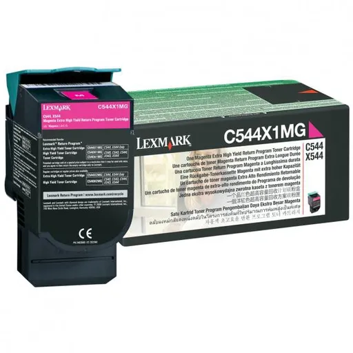 LEXMARK C544X1MG - originální toner, purpurový, 4000 stran