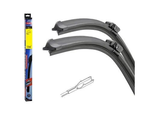 Stěrače FLAT SET (TALON) 660+350mm - rozbaleno - natržený obal