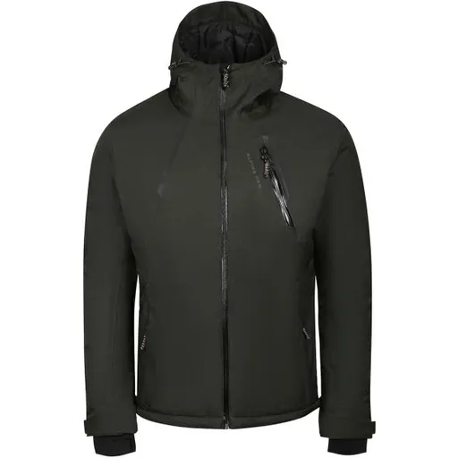 ALPINE PRO KEWER Pánská lyžařská bunda, khaki, velikost