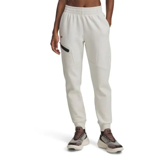 Under Armour UNSTOPPABLE JOGGERS Dámské tepláky, bílá, velikost S