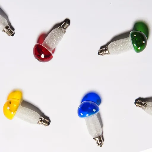 Exihand Žárovka Muchomůrka barevná 20V/0,1A, balení 36 ks