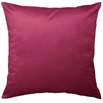 Scanquilt dekorační povlak na polštář Velvet vínová (35906)