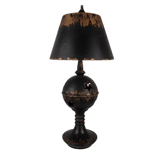 Černá antik kovová lampa Jallia - Ø 35*78 cm E27/ 1*60W 5LMC0053