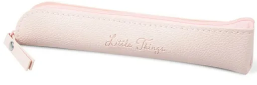Penál etue šikmá Little things salmon 4x20cm