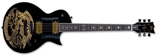 ESP LTD Will Adler WA Warbird Black Graphic