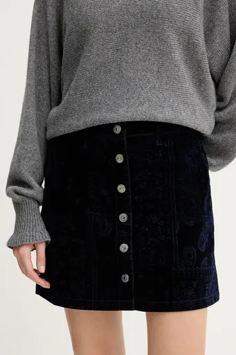 Velurová sukně Guess SERENA