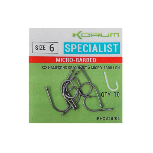 Korum Háčky Xpert Specialist Hooks 10ks,Korum Háčky Xpert Specialist Hooks 10ks