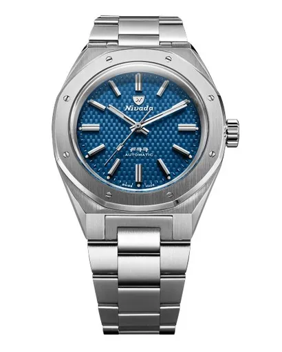 Nivada Grenchen F77 Blue 41mm