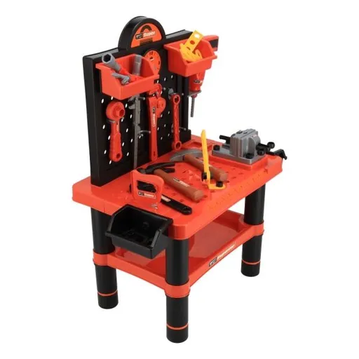 BABY MIX BRICOLAGE AND TOOL Dětská dílna, oranžová, velikost