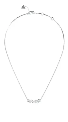 Guess Elegantní náhrdelník s krystaly a zirkony Chandelier JUBN05358JWRHT/U