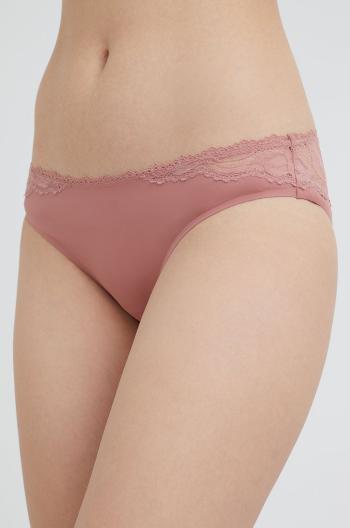 Kalhotky Calvin Klein Underwear růžová barva, 000QF6398E